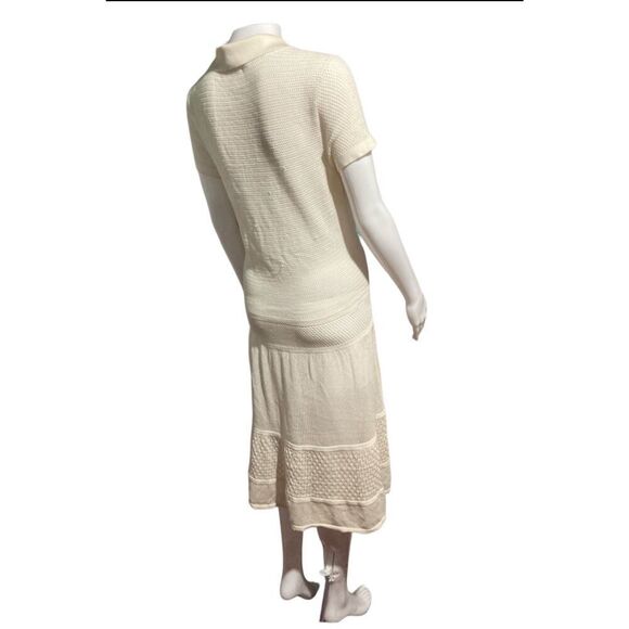 Womens VINTAGE Lacoste Tennis Dress Malandrino SZ L Large VTG - Picture 8 of 10